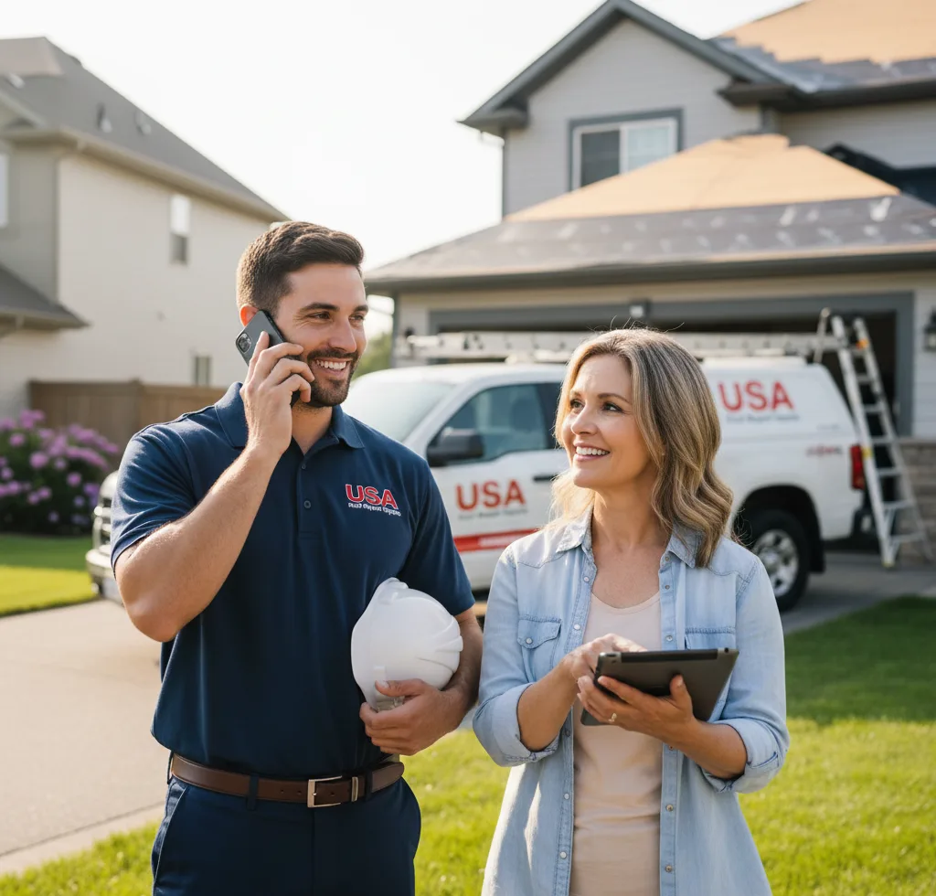 USA Roof Repair Experts customer support in Fitchburg